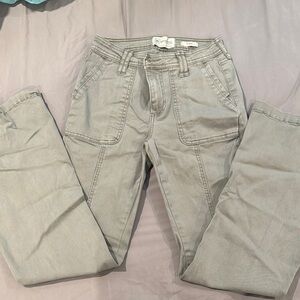Womens grey/green Utility Pants